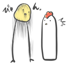 Chick sometimes chicken 's . sticker #11958195