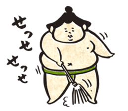 sumo wrestler"yuruizeki" part6 sticker #11958207