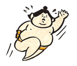 sumo wrestler"yuruizeki" part6 sticker #11958208