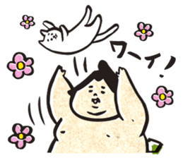 sumo wrestler"yuruizeki" part6 sticker #11958209