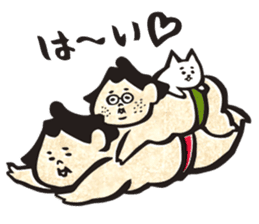 sumo wrestler"yuruizeki" part6 sticker #11958213