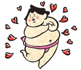 sumo wrestler"yuruizeki" part6 sticker #11958228