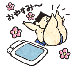 sumo wrestler"yuruizeki" part6 sticker #11958230