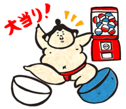 sumo wrestler"yuruizeki" part6 sticker #11958231