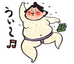 sumo wrestler"yuruizeki" part6 sticker #11958233