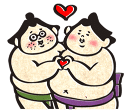 sumo wrestler"yuruizeki" part6 sticker #11958241