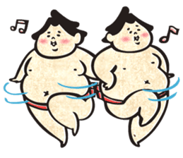 sumo wrestler"yuruizeki" part6 sticker #11958243