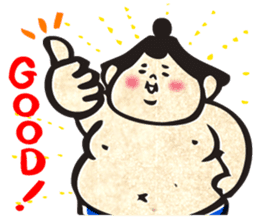 sumo wrestler"yuruizeki" part6 sticker #11958245