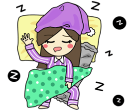 Queen - cute office girl sticker #11958260