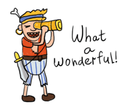 Children Art Style - Pirate Cartoons sticker #11959041