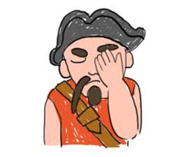 Children Art Style - Pirate Cartoons sticker #11959056