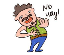 Children Art Style - Pirate Cartoons sticker #11959065