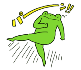 Frog Takashi -kun 4 sticker #11959704