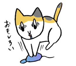 Cat has been gathered sticker #11960318