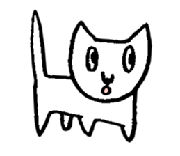 Cat has been gathered sticker #11960337