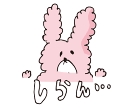 Fluffy Rabbit USA sticker #11960950