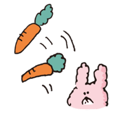 Fluffy Rabbit USA sticker #11960960