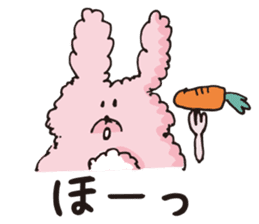 Fluffy Rabbit USA sticker #11960961