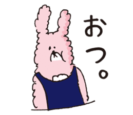 Fluffy Rabbit USA sticker #11960978