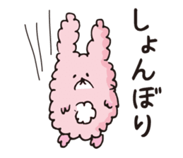 Fluffy Rabbit USA sticker #11960986
