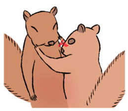 Drunk Squirrel sticker #11961046