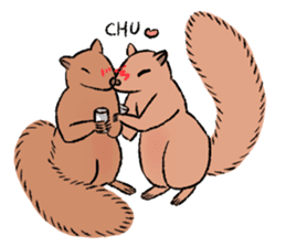 Drunk Squirrel sticker #11961053