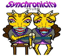 FloatingWorld Bilingual English&Japanese sticker #11961083