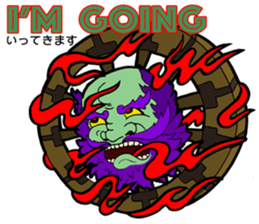 FloatingWorld Bilingual English&Japanese sticker #11961104