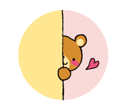 Adorable bear sticker sticker #11961698