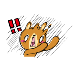 Adorable bear sticker sticker #11961701