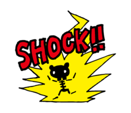 Adorable bear sticker sticker #11961702