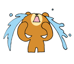 Adorable bear sticker sticker #11961707