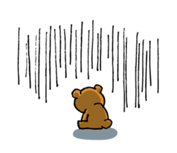 Adorable bear sticker sticker #11961712