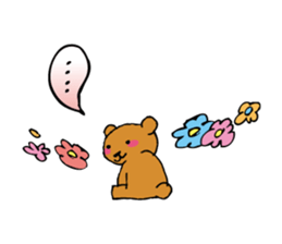 Adorable bear sticker sticker #11961714