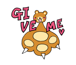 Adorable bear sticker sticker #11961722