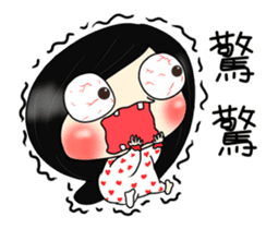 baby red fish is moving like crazy sticker #11961866