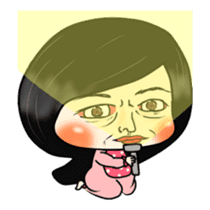 baby red fish is moving like crazy sticker #11961867