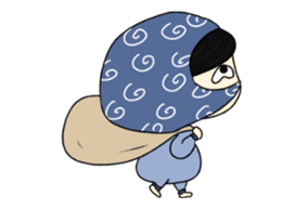 baby red fish is moving like crazy sticker #11961875