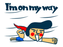 Move ! Habit boy stickers English ver sticker #11962122