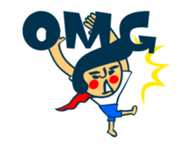 Move ! Habit boy stickers English ver sticker #11962125