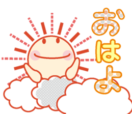 Good morning in the weather sticker #11962208