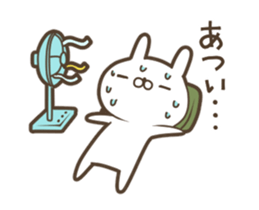 Rabbit of a black eye sticker #11962386