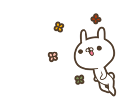 Rabbit of a black eye sticker #11962388