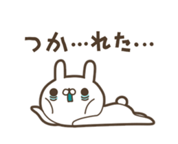 Rabbit of a black eye sticker #11962393