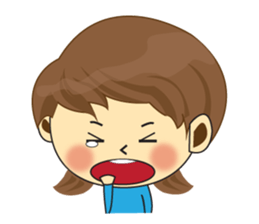 One of us: Lovely Girl, Daily sticker #11962561