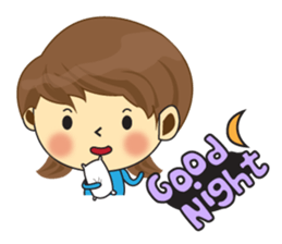 One of us: Lovely Girl, Daily sticker #11962567