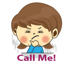 One of us: Lovely Girl, Daily sticker #11962569