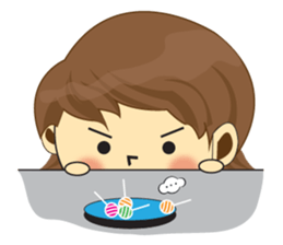 One of us: Lovely Girl, Daily sticker #11962572