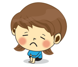 One of us: Lovely Girl, Daily sticker #11962576