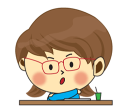 One of us: Lovely Girl, Daily sticker #11962580